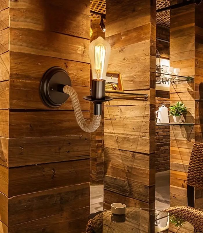 Rope Wall Light