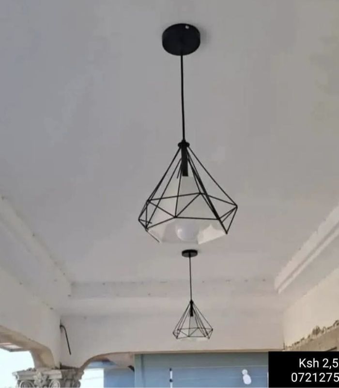 Diamond pendant light