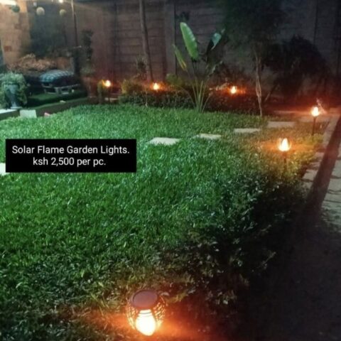 Solar Flame Garden Light