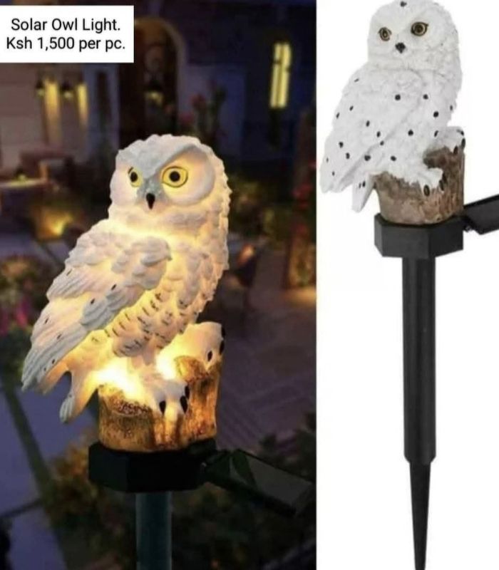 Solar Owl Garden Light