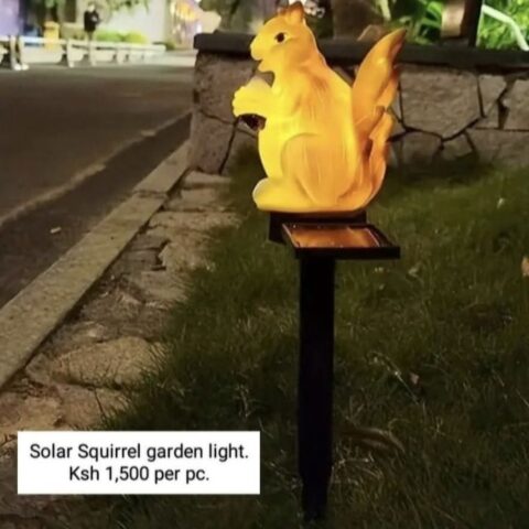 Solar Squirrel Garden Light