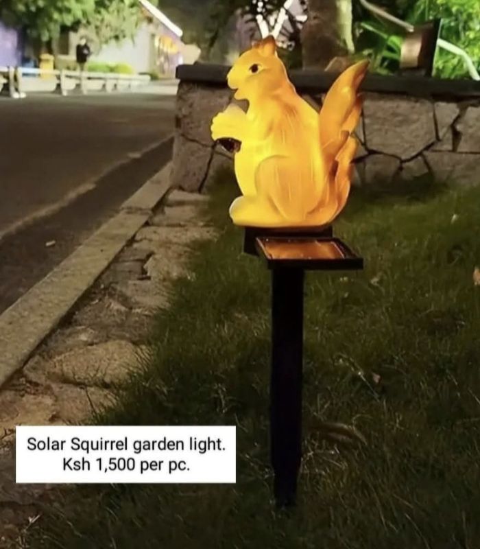Solar Squirrel Garden Light