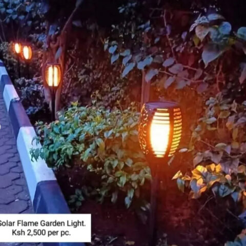 SOLAR FLAME GARDEN LIGHTS