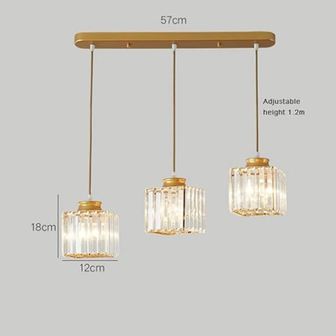 Brio Glass Pendant Light. 3-Hold.